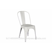 Silla de apilamiento de plata